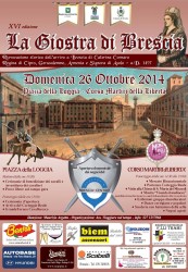 Locandina XVI edizione de La Giostra di Brescia